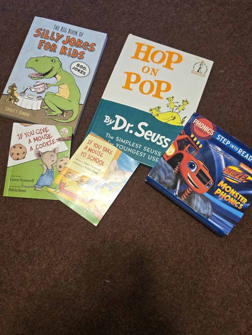 Book Lot For Kids Blaze Dr Seuss Jokes If You Give A Mouse Take Mouse To School